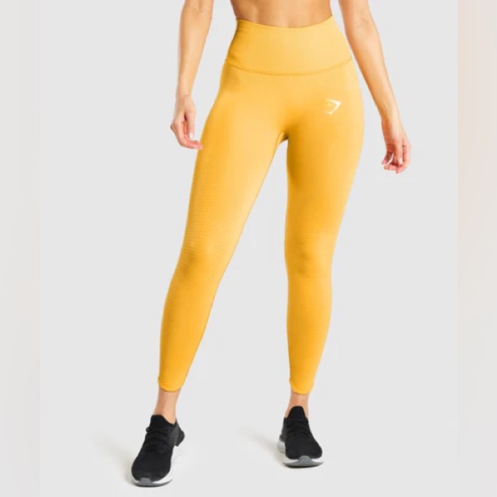 Gymshark Vital Seamless 2.0 Leggings - Yellow